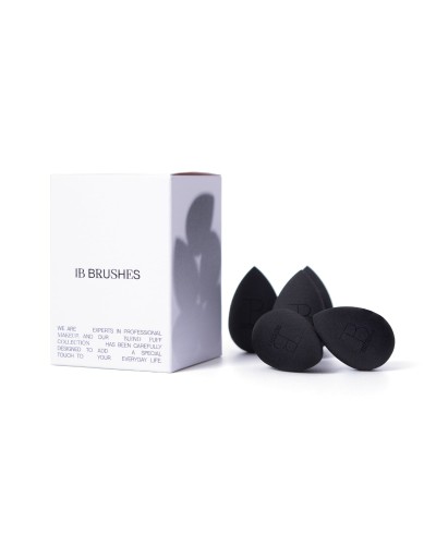 Set mini esponjas negras - IBbrushes