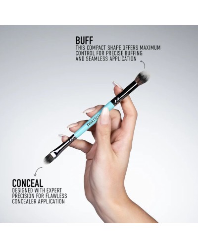 700 - MY CONCEAL & BUFF - DUAL ENDED BRUSH - MYKITCO