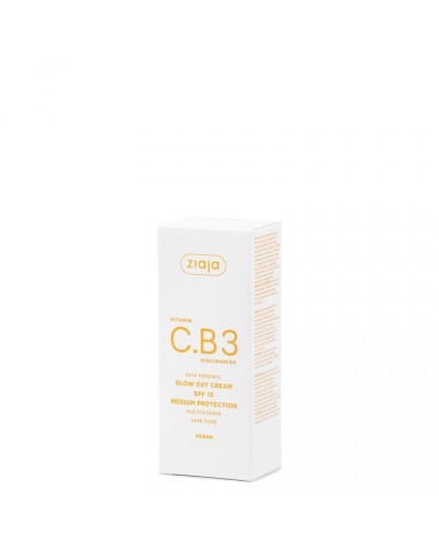 VITAMINA C.B3 NIACINAMIDA Crema de día Glow SPF15 - Ziaja