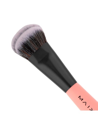 DUO TWIST DT1 - Brocha doble con doble lengua para base y corrector - MAIKO