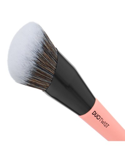 DUO TWIST DT3 - Brocha doble biselada para contornear y corregir - MAIKO