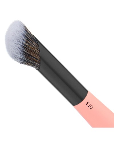 DUO TWIST DT3 - Brocha doble biselada para contornear y corregir - MAIKO