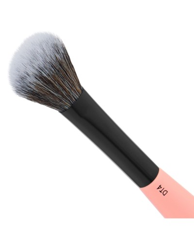 DUO TWIST DT4 - Brocha doble para colorete en crema e iluminador - MAIKO