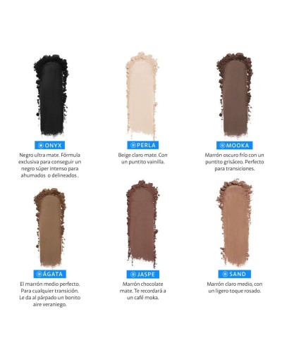 Paleta de sombras - Terra (12 tonos) - SAIGU