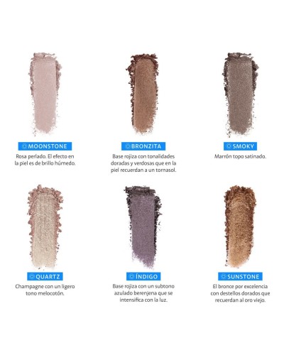 Paleta de sombras - Terra (12 tonos) - SAIGU