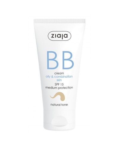 BB Cream Pieles Grasas y Mixtas SPF15 Tono Natural - Ziaja