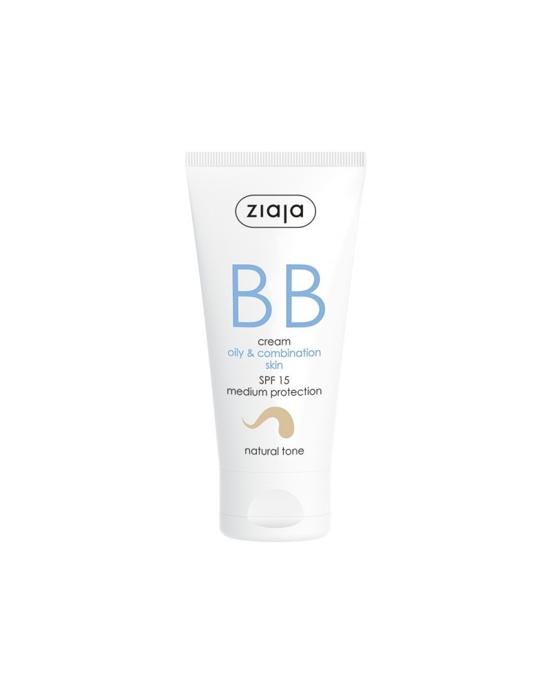 BB Cream Pieles Grasas y Mixtas SPF15 Tono Natural - Ziaja