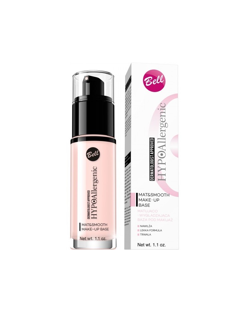 HYPO Prebase de maquillaje Matificante y Suavizante hipoalergénica Mat&Smooth - Bell HYPO