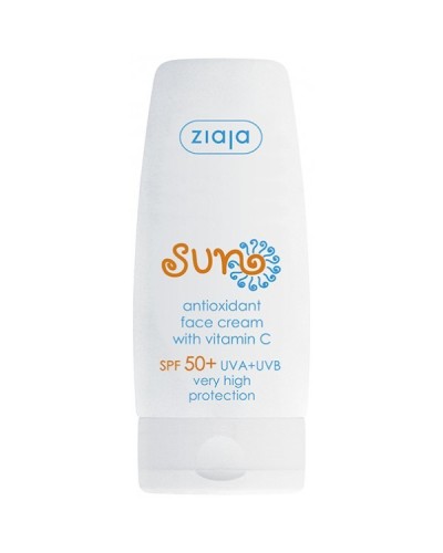 Crema facial antioxidante SPF 50+ con Vitamina C - ZIAJA