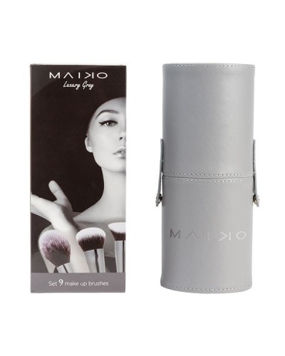 Set 9 brochas Maiko Luxury Grey - Maiko