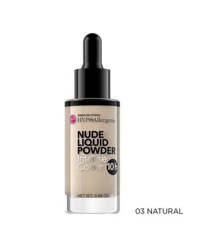 HYPO Base de maquillaje hipoalergénica Nude Liquid Powder : 03