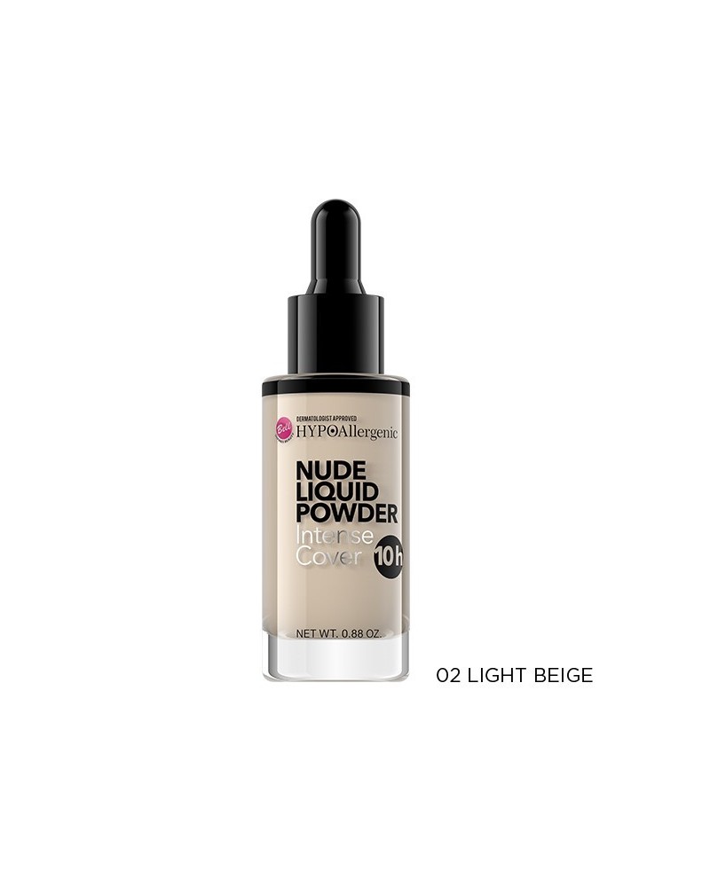HYPO Base de maquillaje hipoalergénica Nude Liquid Powder : 02