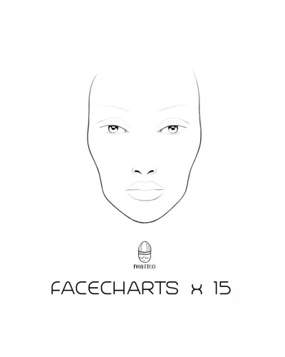 FACE CHARTS (15 Pack)