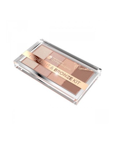 HYPO Paleta de iluminadores y bronceador hipoalergénica Highlight&Bronze - Bell HYPO