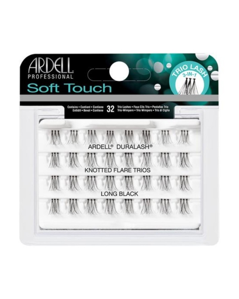 Soft Touch Black Long - Pestañas en trio con nudo - Ardell