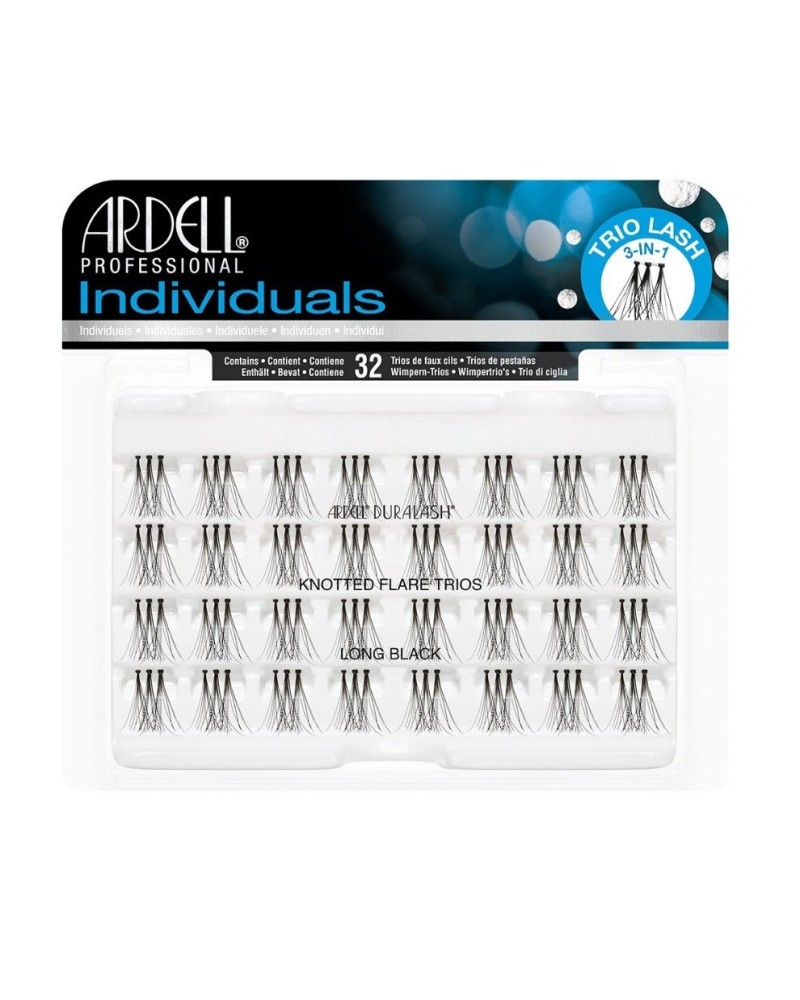 Individuals Black Long - Pestañas en trios con nudo - Ardell