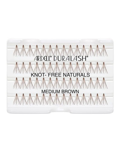Individual Brown Medium - Pestañas en grupo sin nudo - Ardell