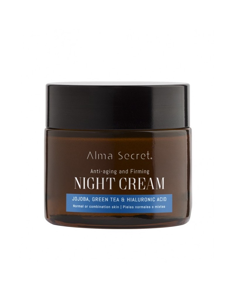 Alma Secret NIGHT CREAM multi-reparadora antiendad pieles mixtas Anti aging  cream & anti wrinkle treatment