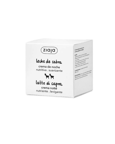 Leche de Cabra crema facial de noche ES - Ziaja