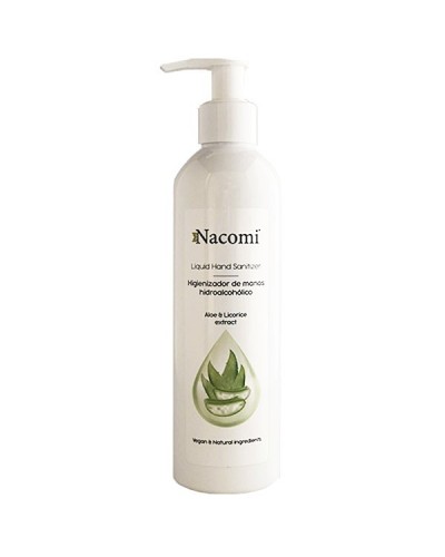 Gel líquido higienizador de manos hidroalcohólico 250ml con dosificador - NACOMI