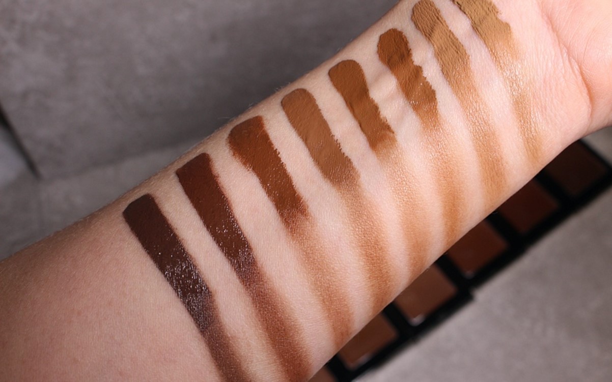 swatches balm contour danessa myricks