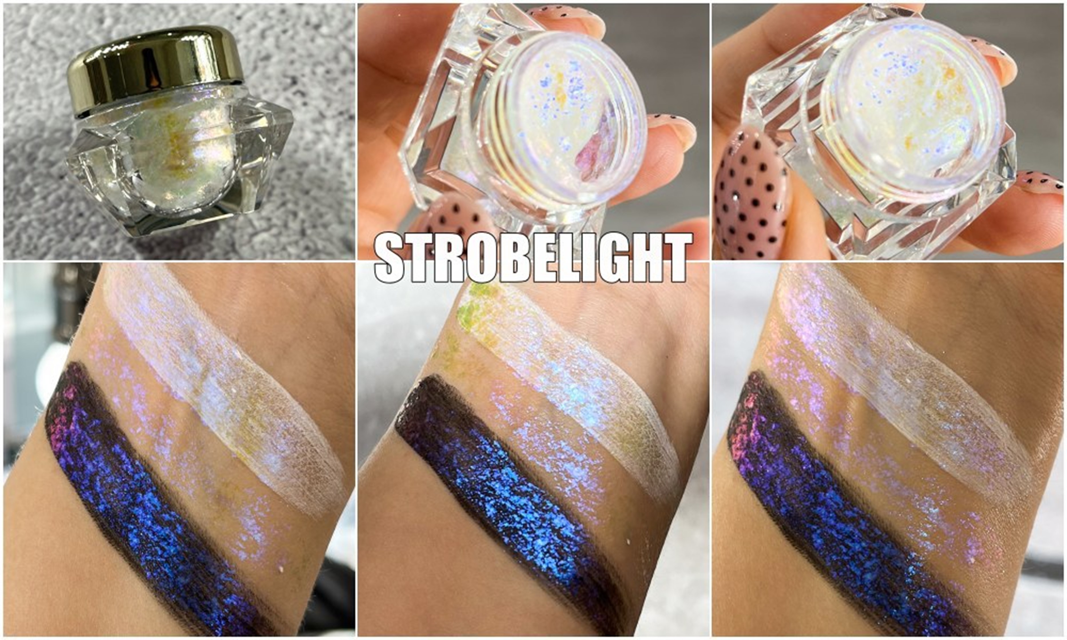 swatches infinite chrome flakes danessa myricks