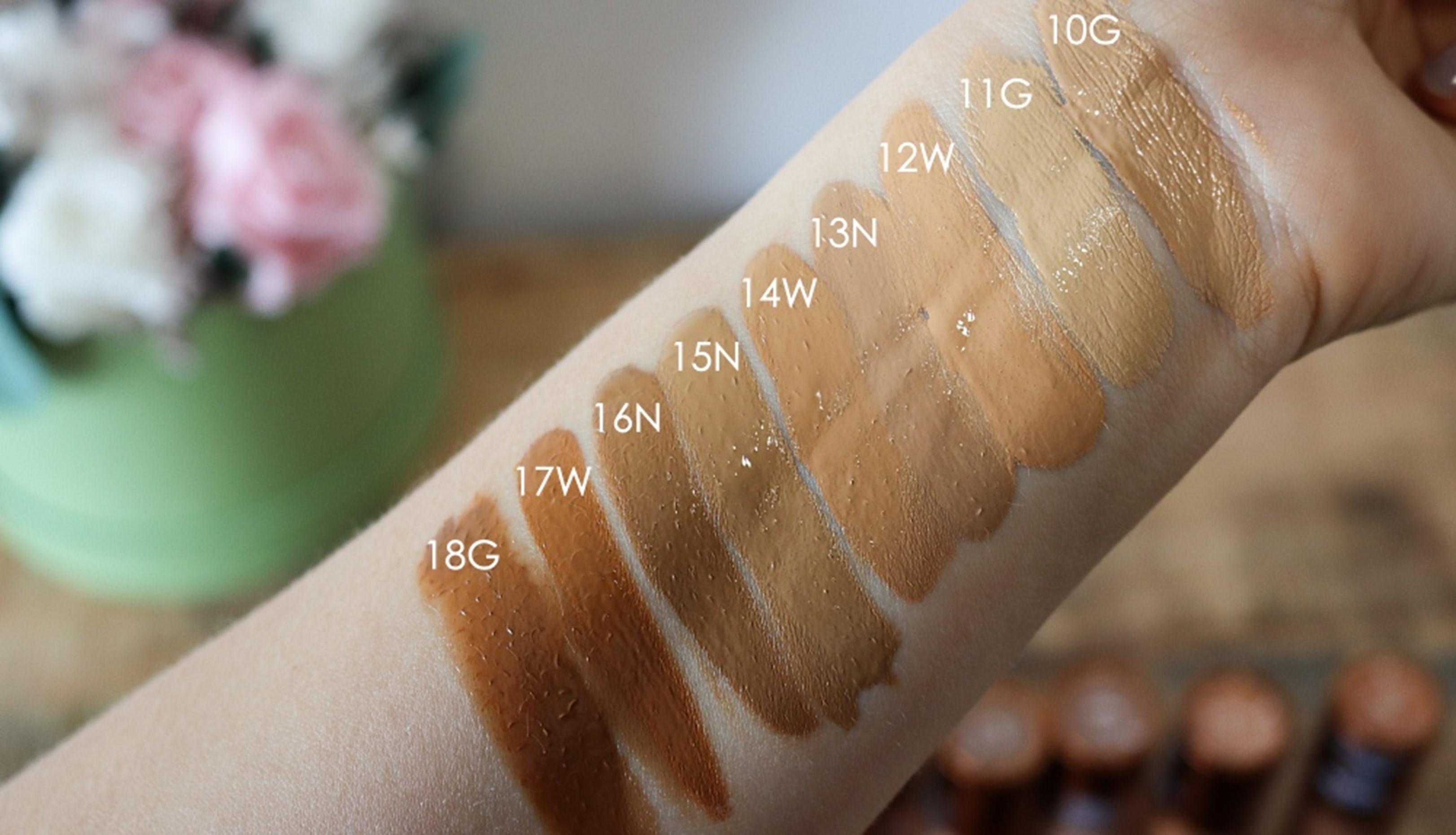 swatches yummy skin glow foundation danessa myricks