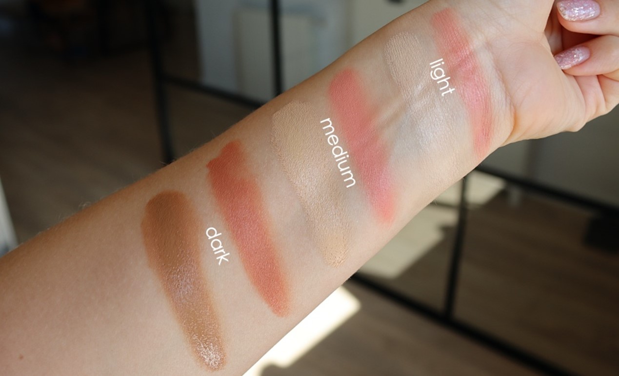 swatches cover + concealer bodyography