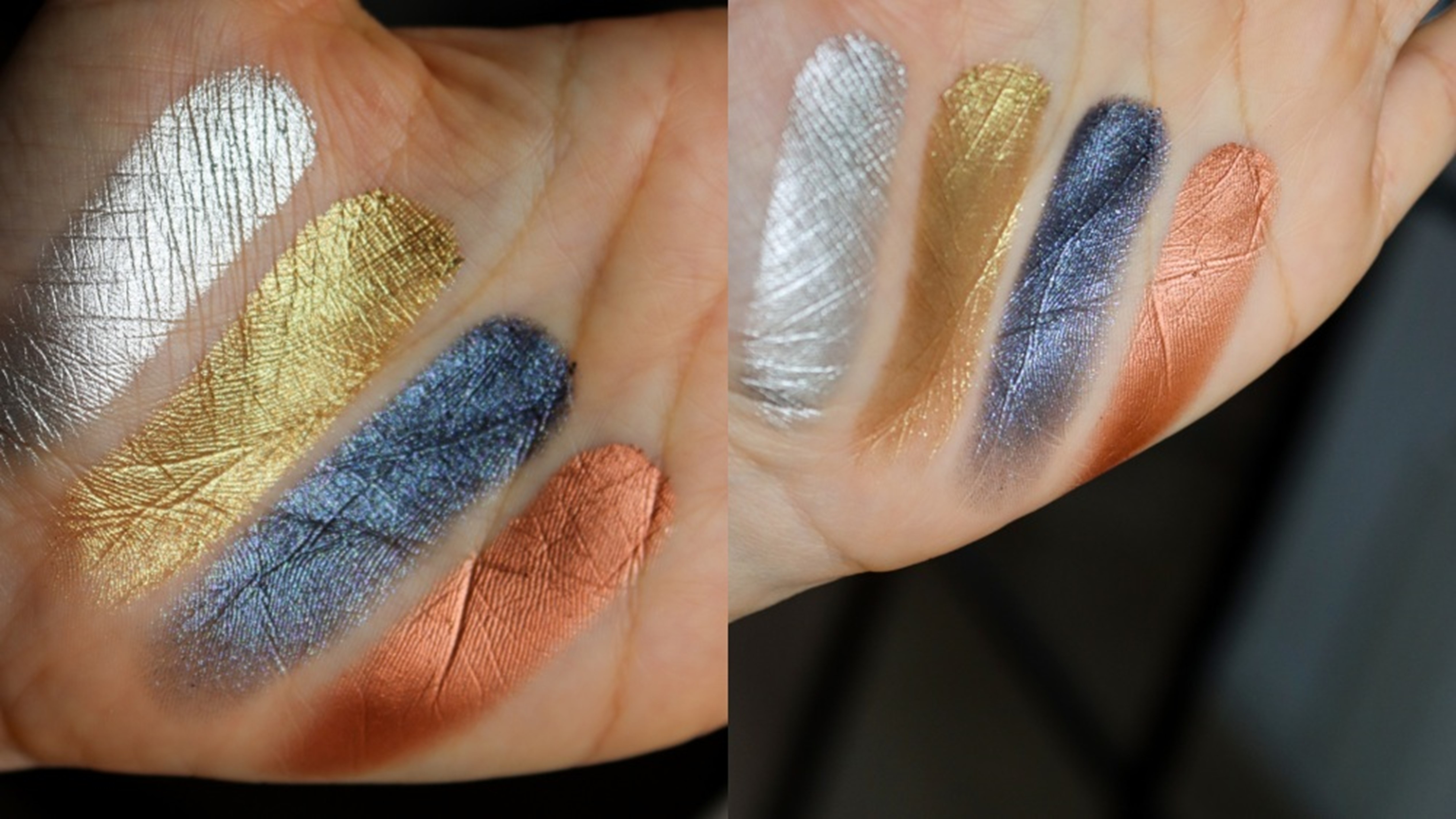 swatches basic elements lh cosmetics