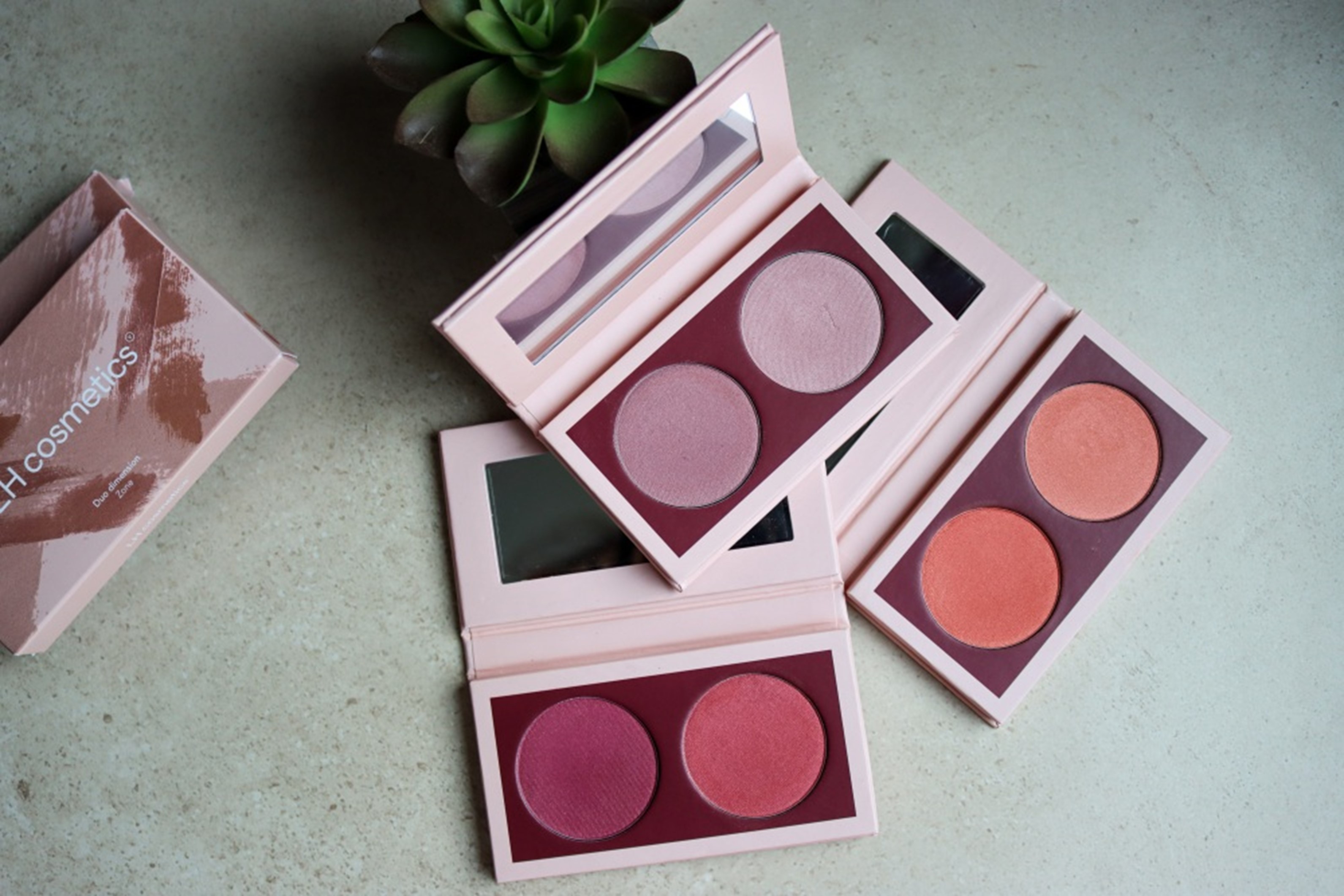 swatches duo dimension lh cosmetics