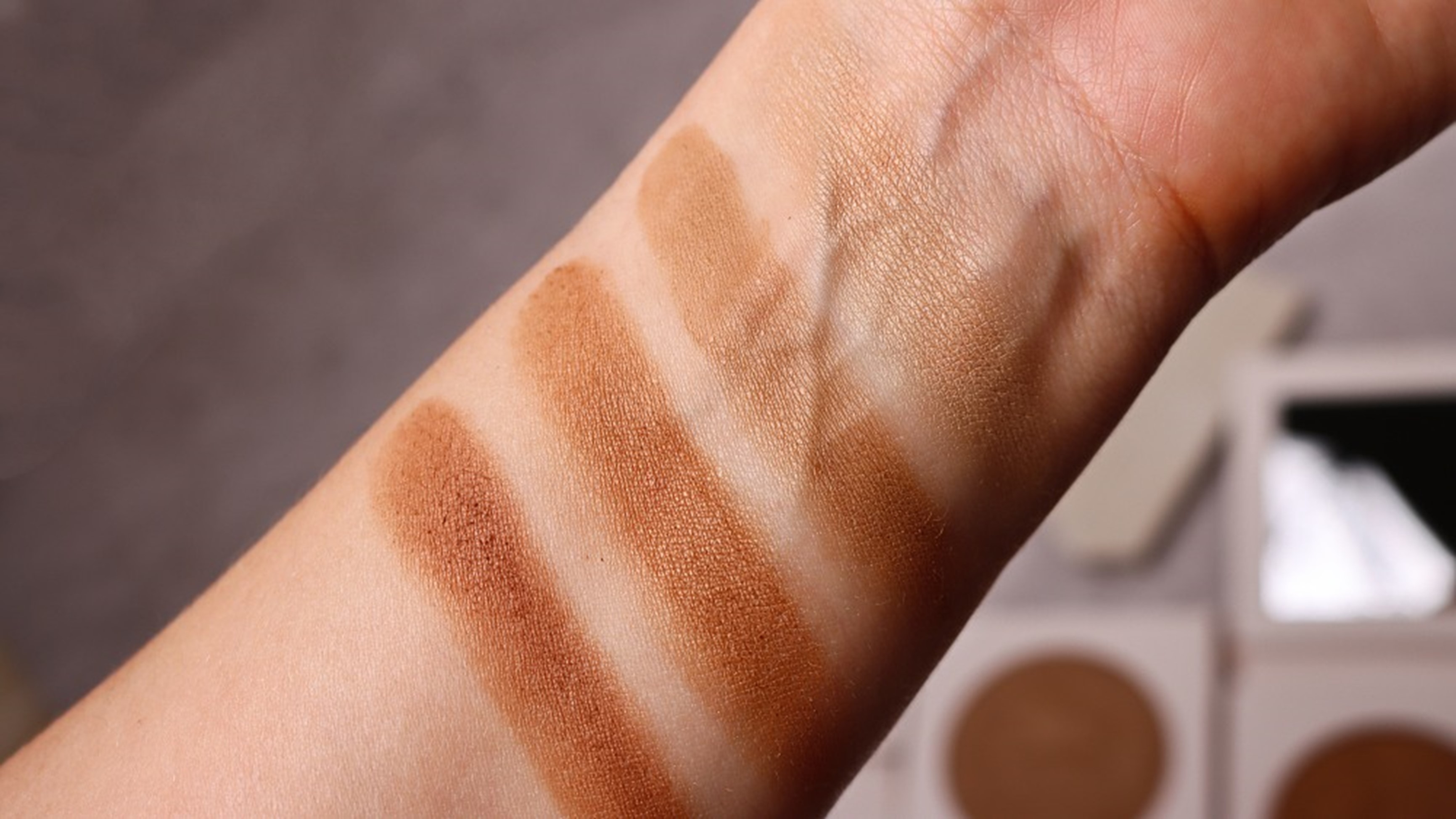 swatches infinity bronze lh cosmetics