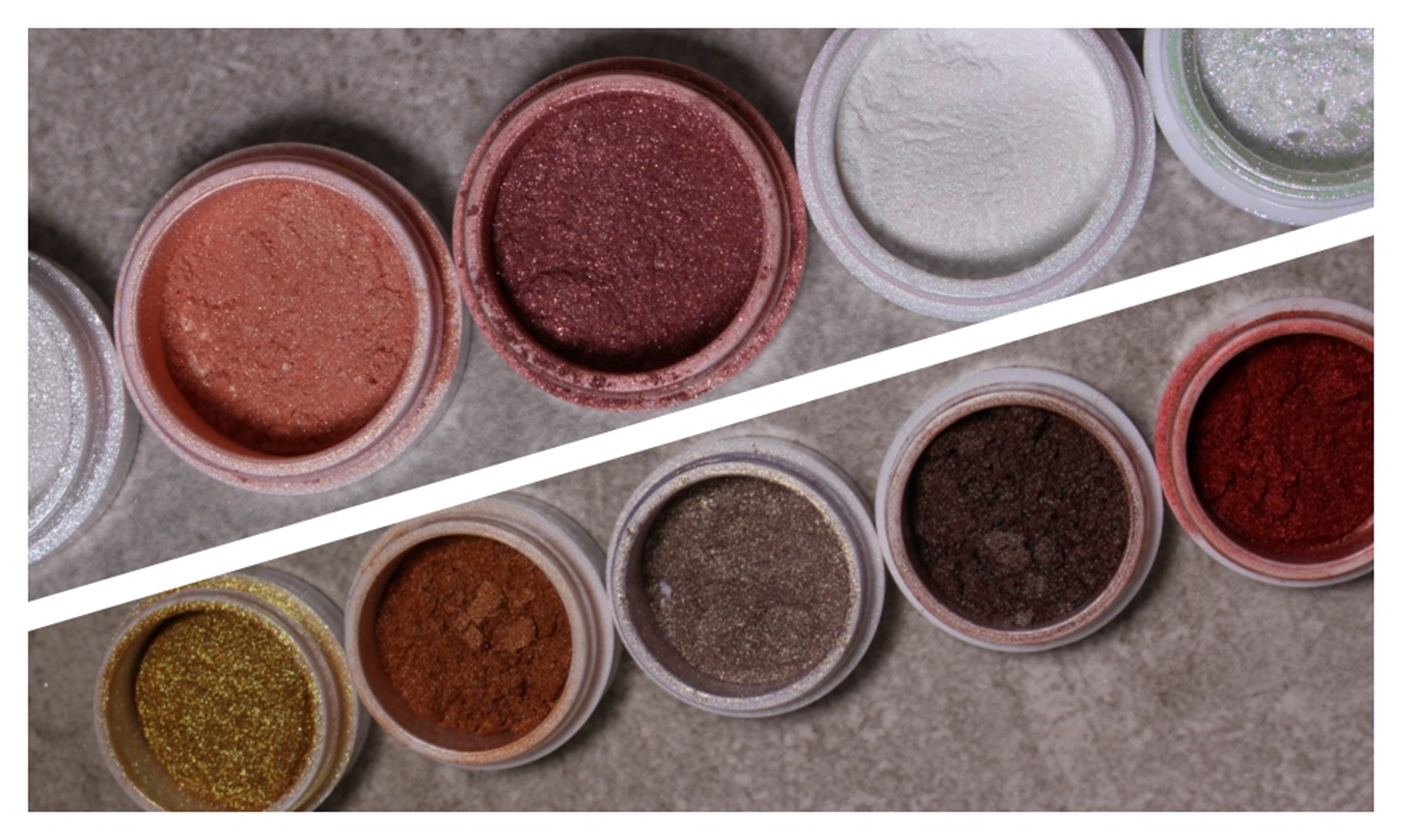 swatches pigmentos miyo