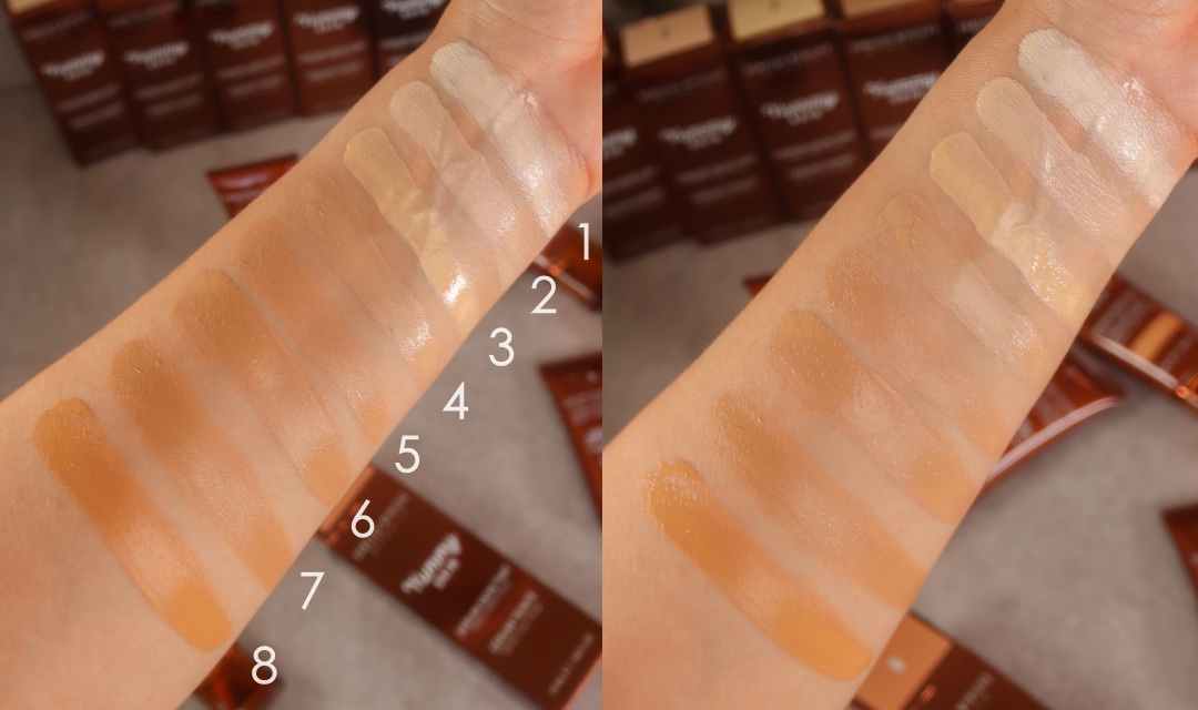 swatches yummy skin tint