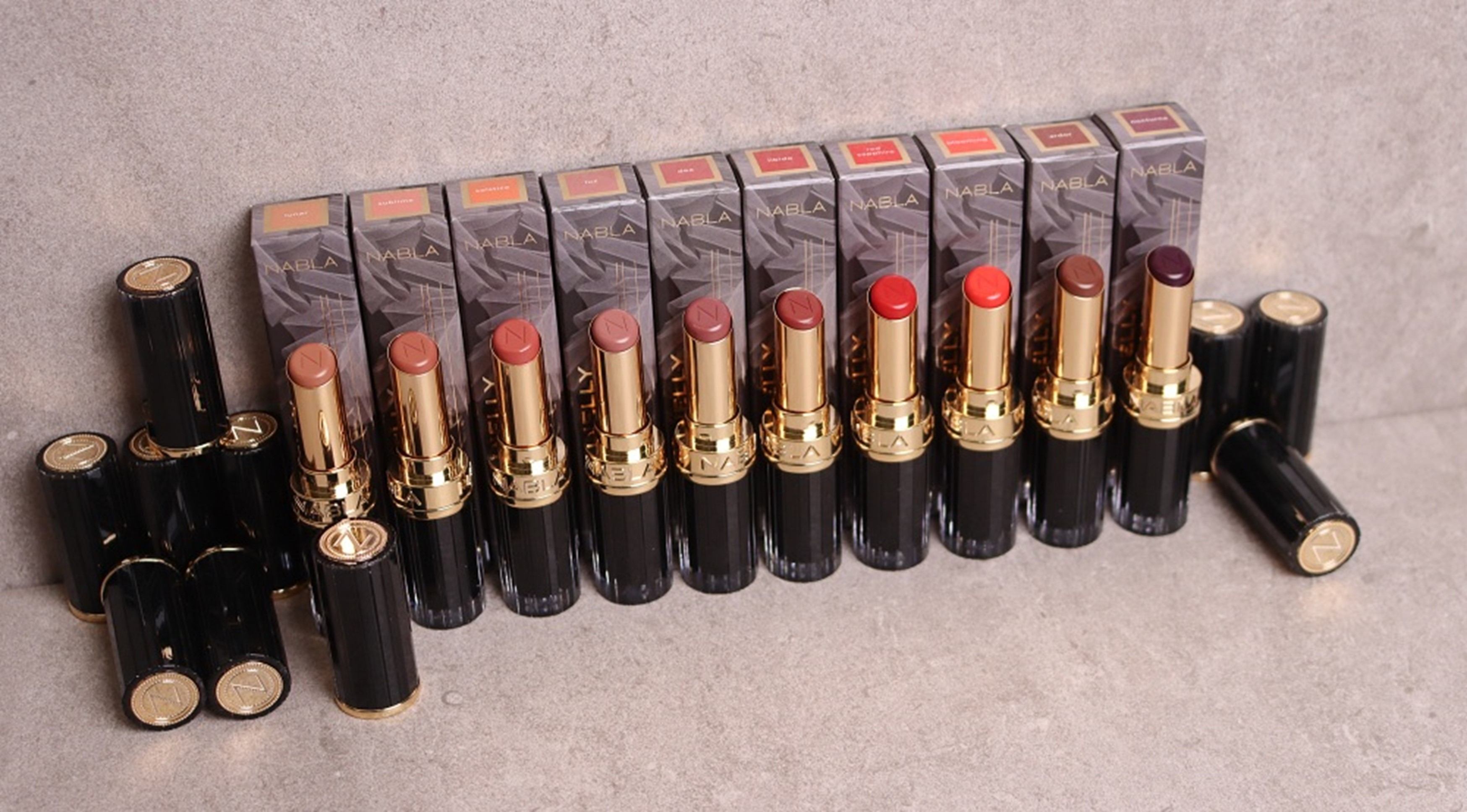 swatches beyond jelly lipstick nabla