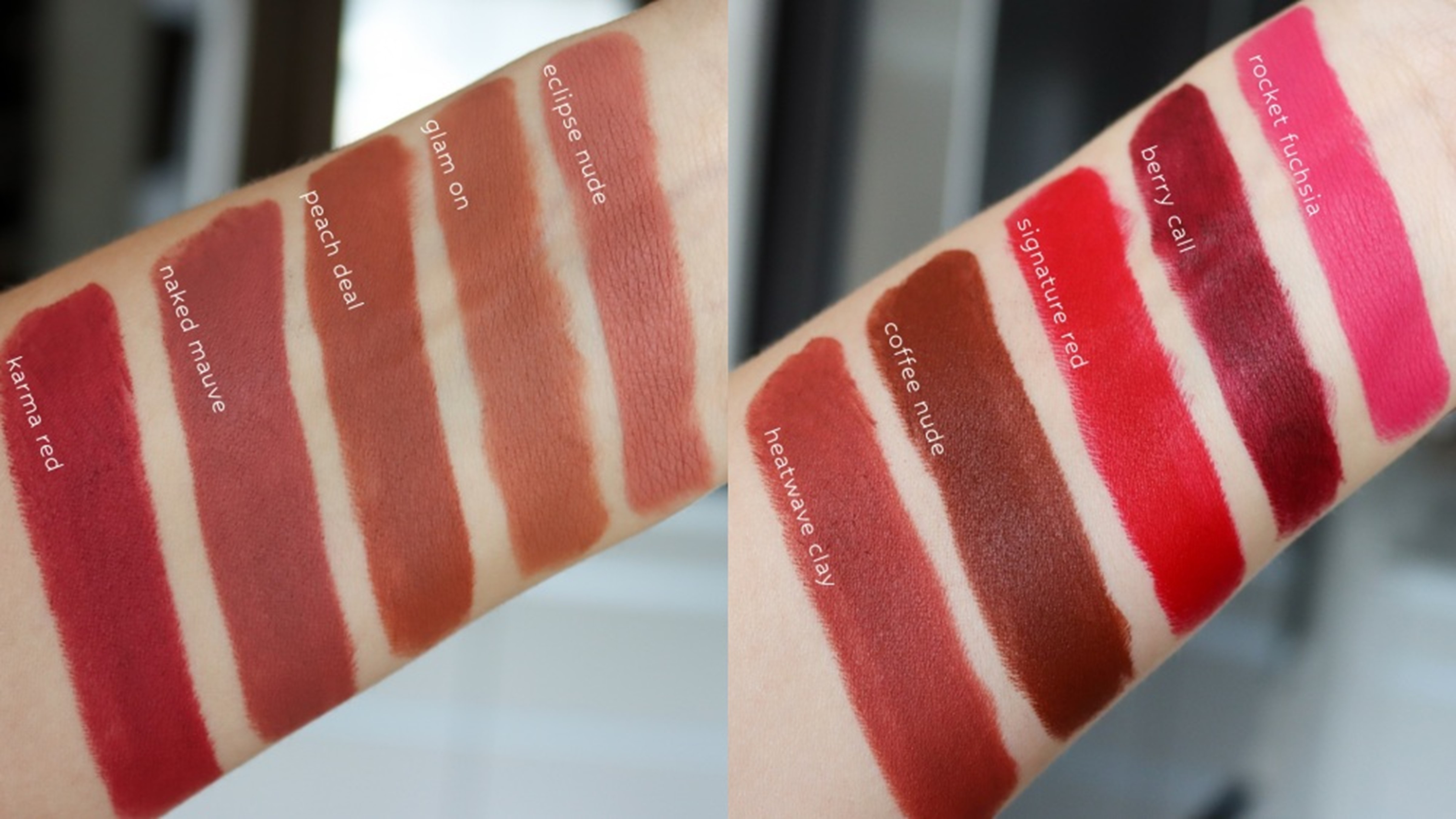 swatches matte pleasure nabla