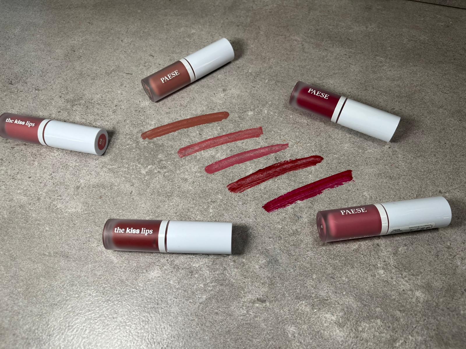 swatches kiss lip liquid lipstick paese