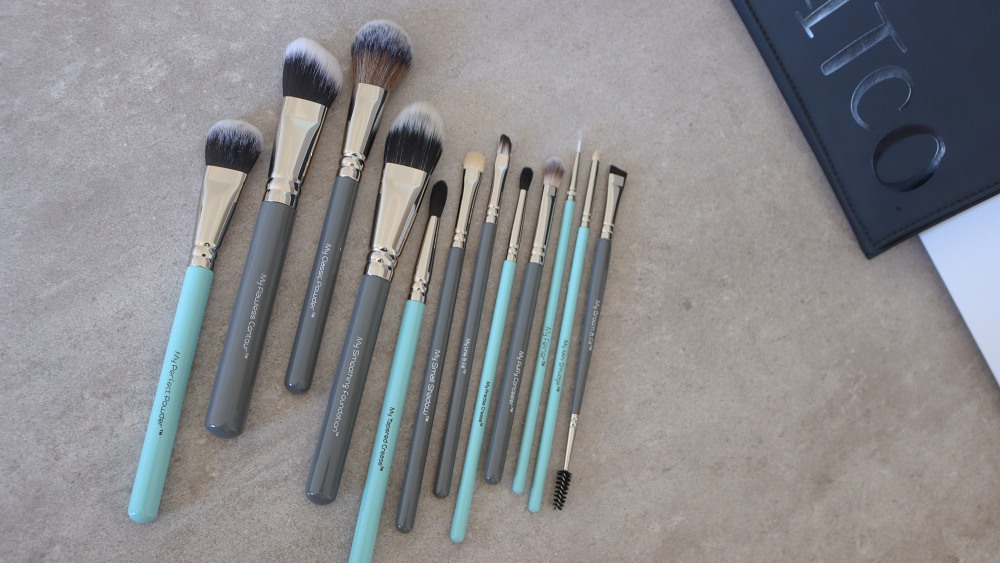 my complete brush set mykitco