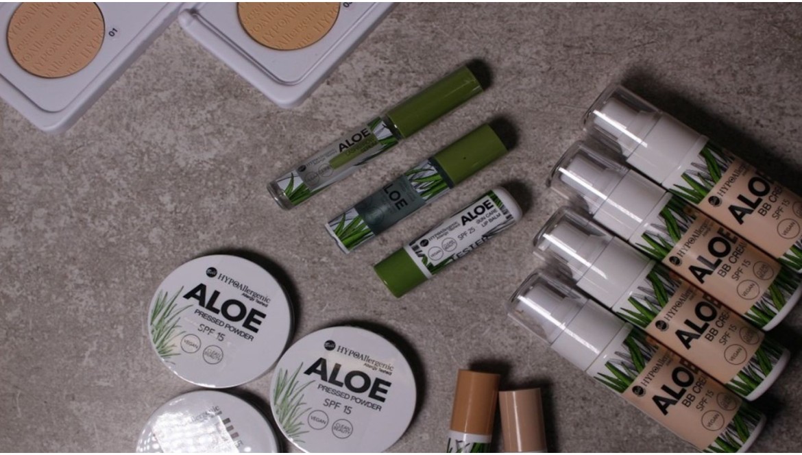 Linea de maquillaje ALOE de Bell Hypo